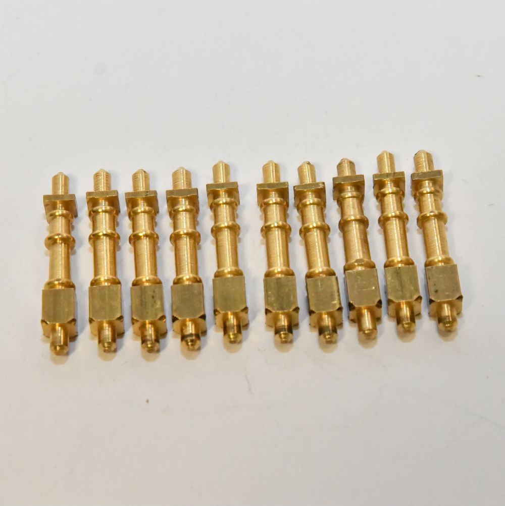 Model Boat Ship brass stanchions handrail post square