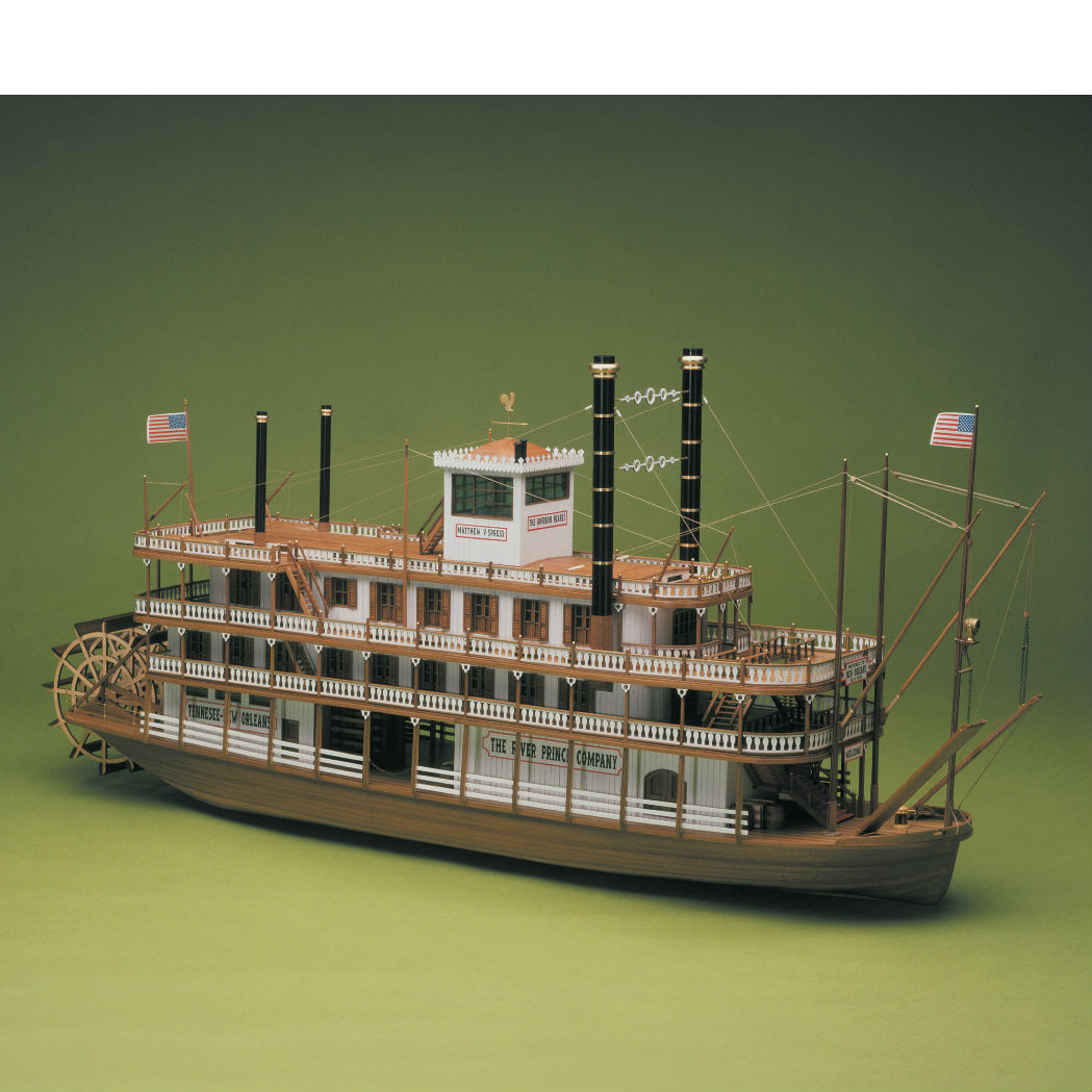 wood model ship boat kit Mississippi
