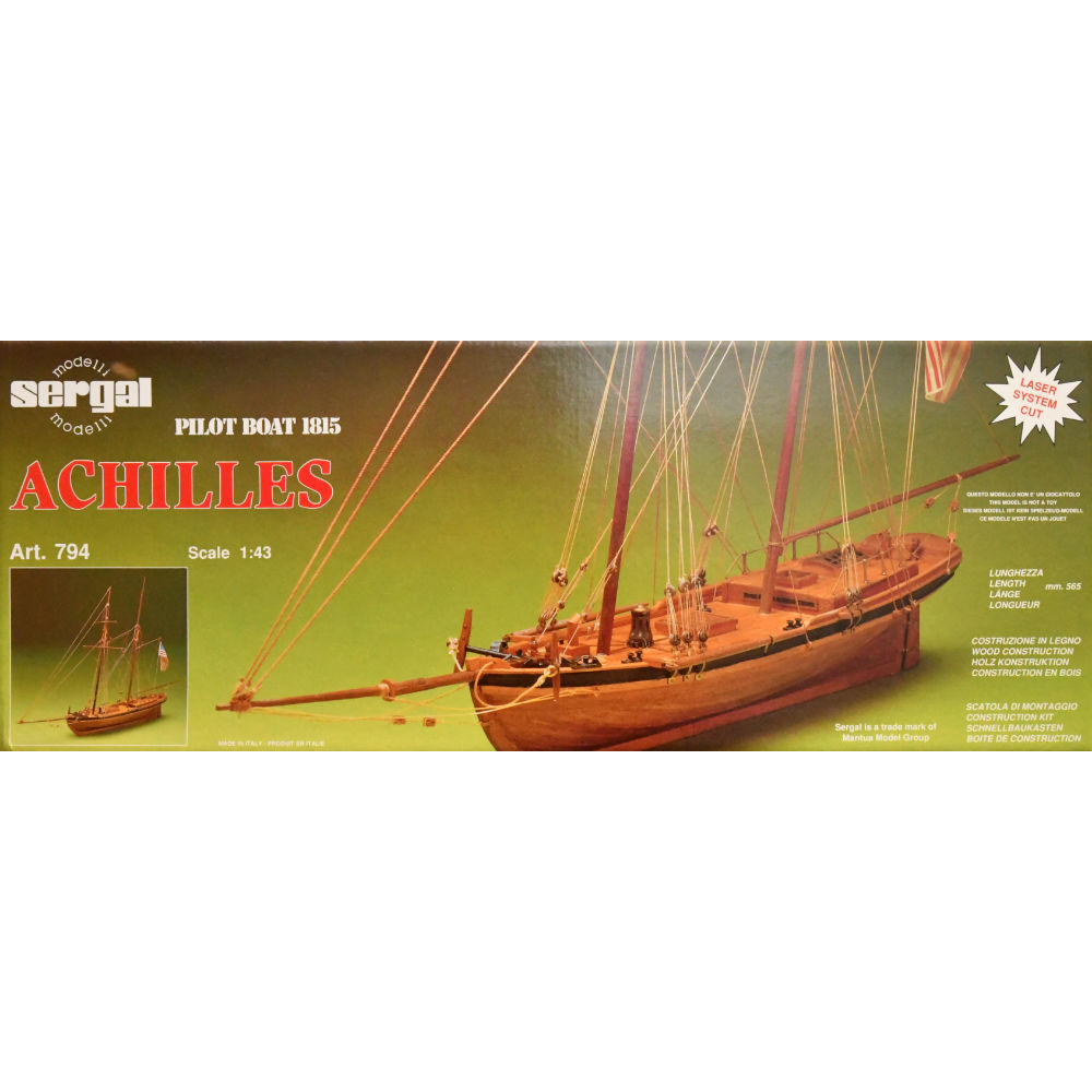 Mantua Achilles Model Ship Kit 