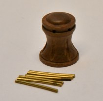 Scale Model ship boat capstan walnut wood