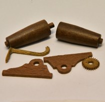 Model Boat Fittings wooden windlass