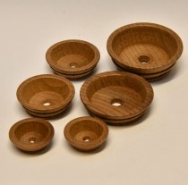 Model Boat Fittings Wooden Mast Tops