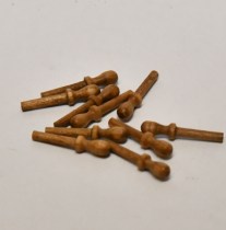 Scale Model boat fittings Walnut Belaying Pins tall ship galleon rigging