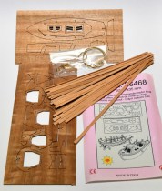 Model Boat Ship Rope Lifeboats wood