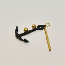 model boat ship fitting iron stock anchor 42600