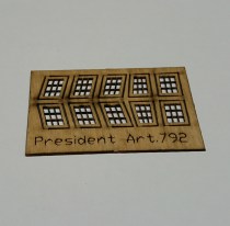 President laser cut gallery