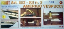 wood model ship boat kit Amerigo vespucci 652