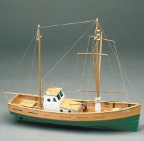 Wooden Motor Yacht Mantua Model Boat Kit Capri