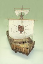 wood model ship boat kit Kon Tiki