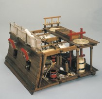 wood model ship boat kit gun bay