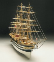 wood model ship boat kit Amerigo vespucci 650