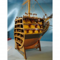 wood model ship boat kit HMS Victory bow section