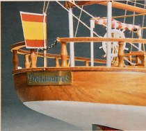 wood model ship boat kit Trotamares