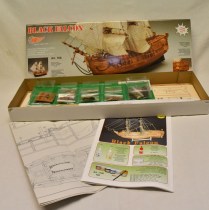 wood model ship boat kit Black Falcon