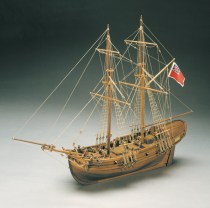 wood model ship boat kit HMS Shine