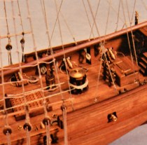 wood model ship boat kit HMS Sharke