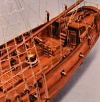 wood model ship boat kit HMS Sharke