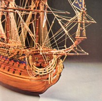 wood model ship boat kit Le Soleil Royal