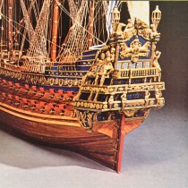 wood model ship boat kit Le Soleil Royal