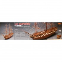 wood model ship boat kit Le Superbe